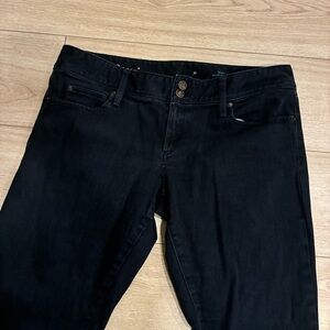 Lilly Pulitzer Women’s Worth Straight Jean Black Wash Denim Size 14